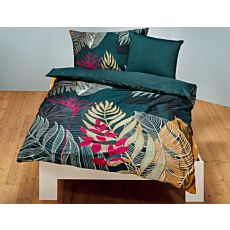 Parure de lit avec feuilles de différentes formes – Taie d'oreiller – 50x70 cm
