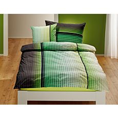 Linge de lit à carreaux en dégradé de couleurs