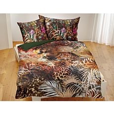Linge de lit avec imprimé léopard aux superbes coloris – Taie d'oreiller – 65x100 cm