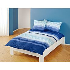 Linge de lit aux jolies rayures mélangées – Taie d'oreiller – 65x65 cm