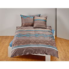 Parure de lit avec motif aztèque – Taie d'oreiller – 50x70 cm