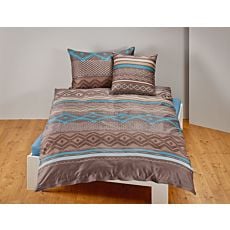 Parure de lit avec motif aztèque – Fourre de duvet – 240x240 cm