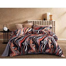 Parure de lit avec un dégradé abstrait de couleurs – Fourre de duvet – 200x210 cm