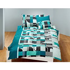 Parure de lit à motif géométrique – Taie d'oreiller – 50x70 cm