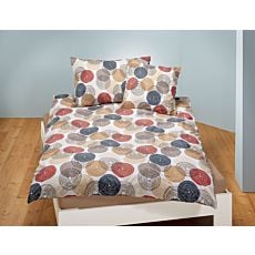 Parure de lit avec motif de cerckes colorés – Taie d' oreiller – 65x65 cm