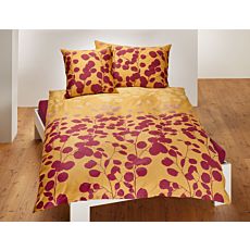 Parure de lit à l'aspect doré et au dégradé coloré – Taie d'oreiller – 50x70 cm