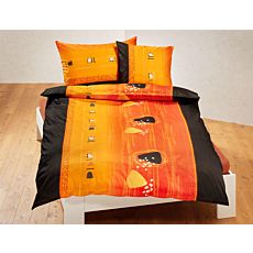 Parure de lit au motif moderne – Taie d'oreiller – 50x70 cm