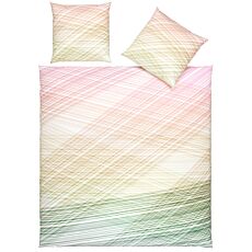 Linge de lit à fines rayures discrètes
