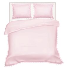 Linge de lit orné de dentelle