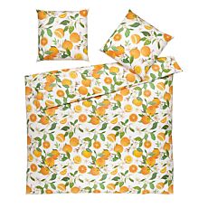 Linge de lit au design frais d’agrumes