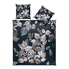 Linge de lit au motif de feuilles