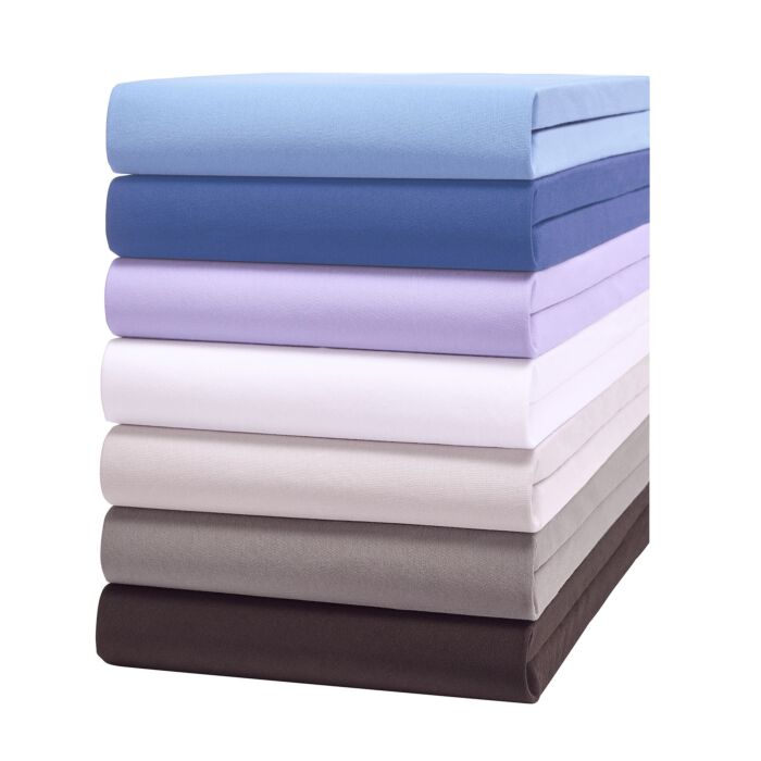 Draps-housses en jersey pour matelas Boxspring avec encoche à la tête