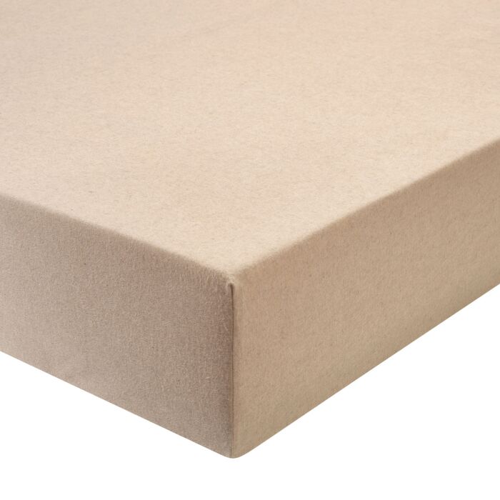 Drap-housse mélange flanelle fine avec effet chiné