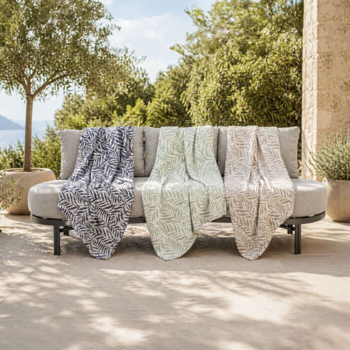 Couverture de salon en chenille Ramira, 130x180 cm