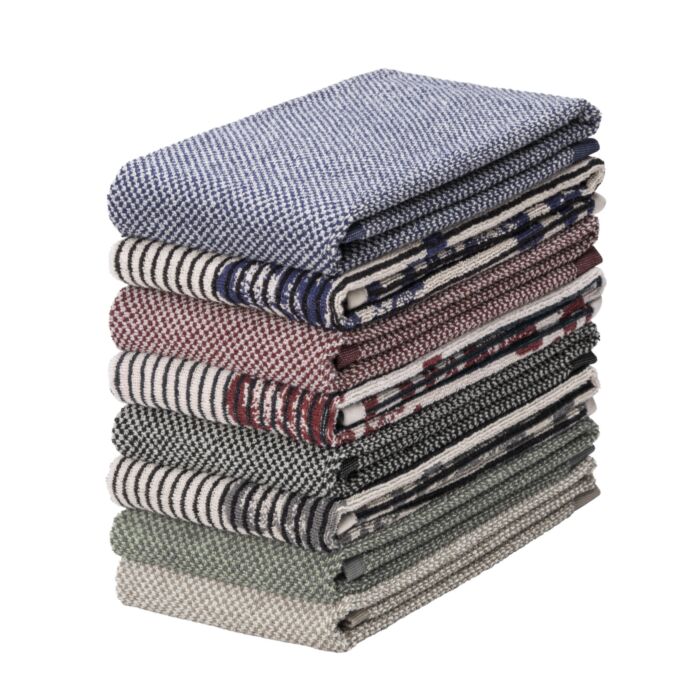 Linge éponge de haute qualité à rayures verticales et motif floral