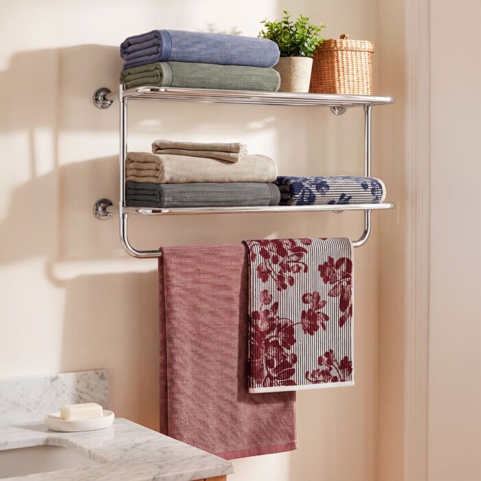 Linge éponge raffiné Two Tone aspect chiné