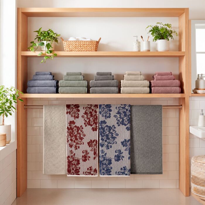 Linge éponge raffiné Two Tone aspect chiné