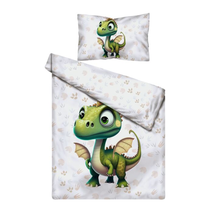 Parure de lit avec adorable dragon main product photo