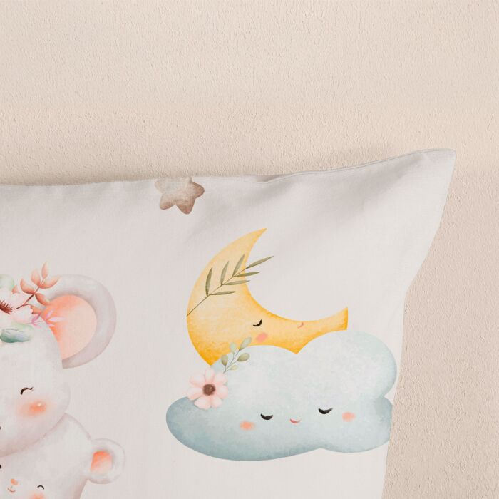 Parure de lit avec tendres familles d’animaux