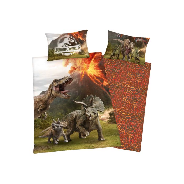 Parure de lit avec dinosaures en colère main product photo