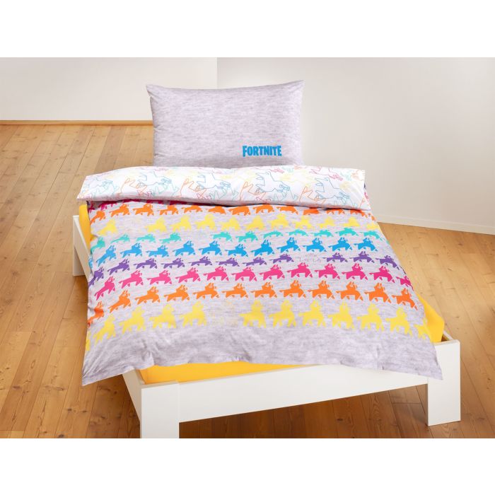 Parure de lit avec personnages Fortnite colorés main product photo