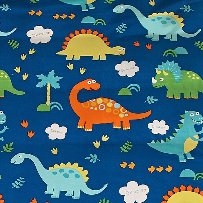 Parure de lit joyeuse avec des dinosaures