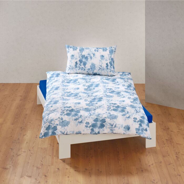 Parure de lit avec motif floral