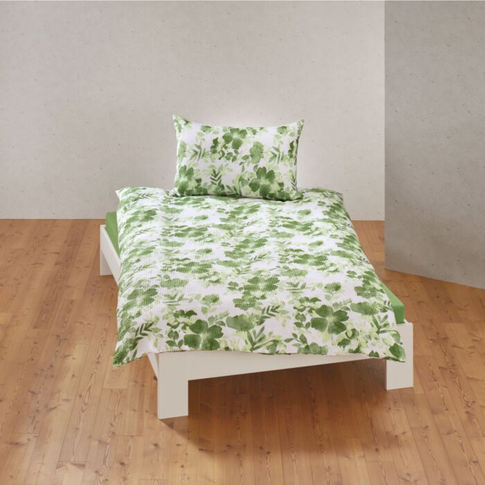 Parure de lit avec motif floral