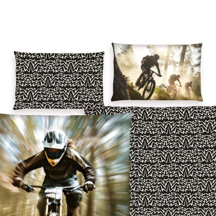 Parure de lit style VTT