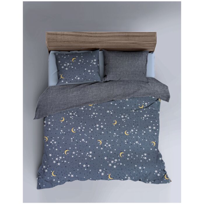 Parure de lit de rêve avec lune et étoiles