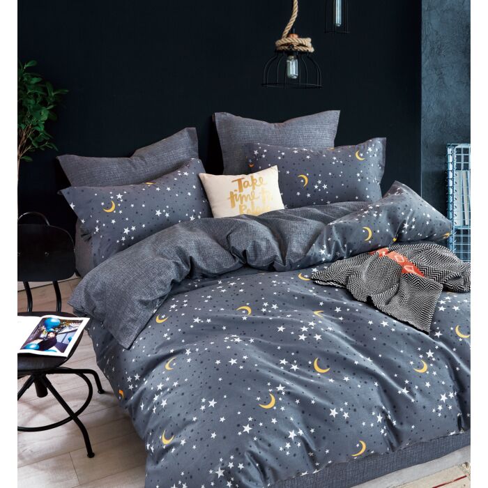 Parure de lit de rêve avec lune et étoiles