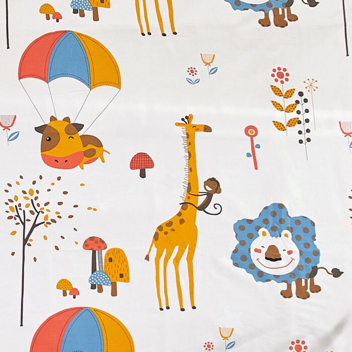 Parure de lit sur le thème du zoo
