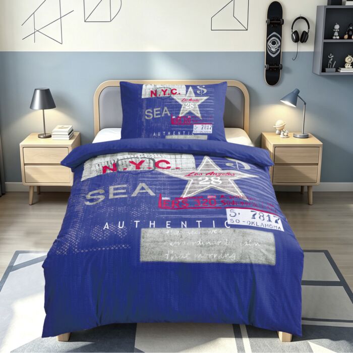 Linge de lit au style urbain