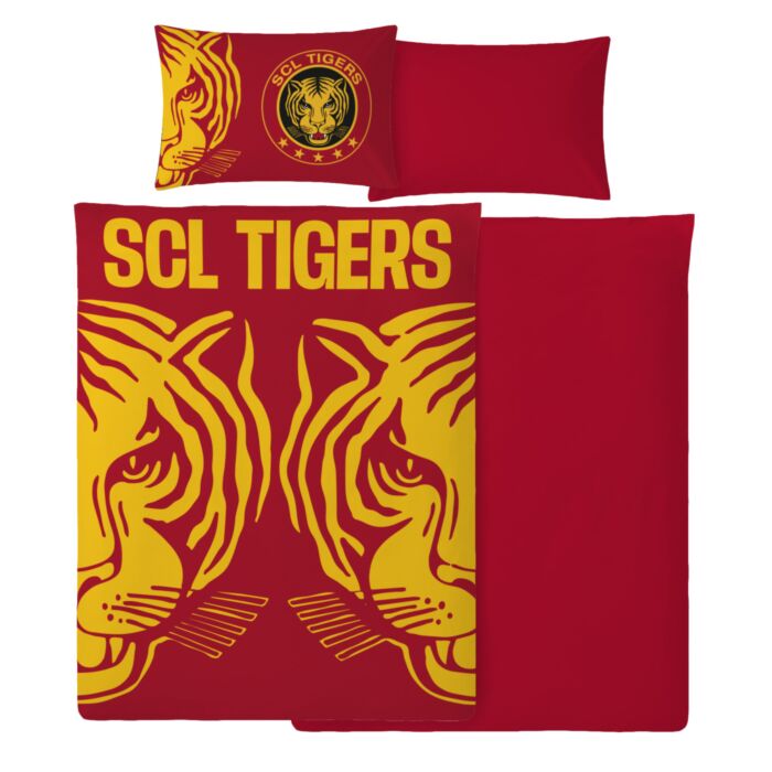 Parure de lit orné d'un motif original des SCL Tigers