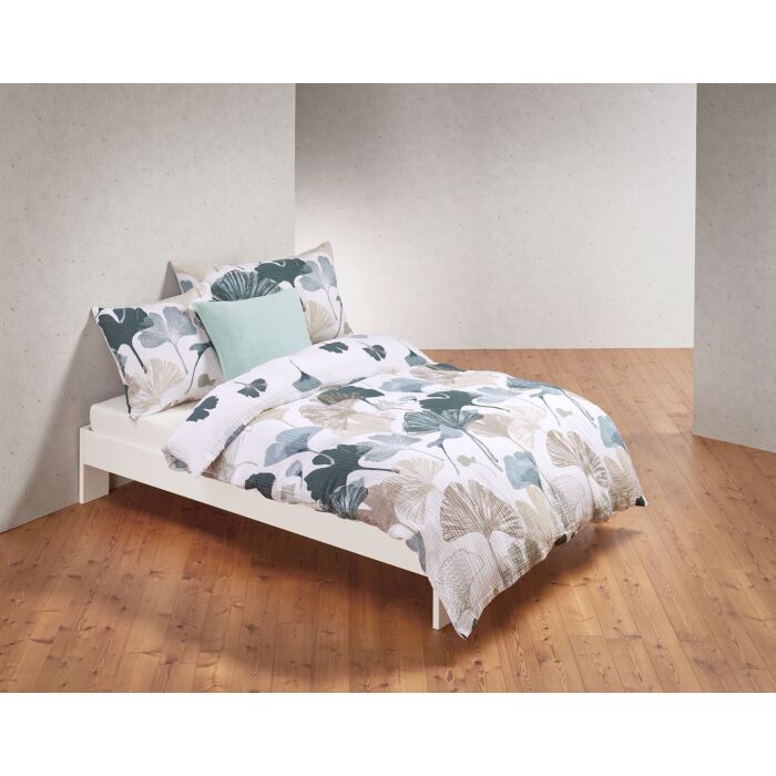 Parure de lit avec un beau motif de gingko