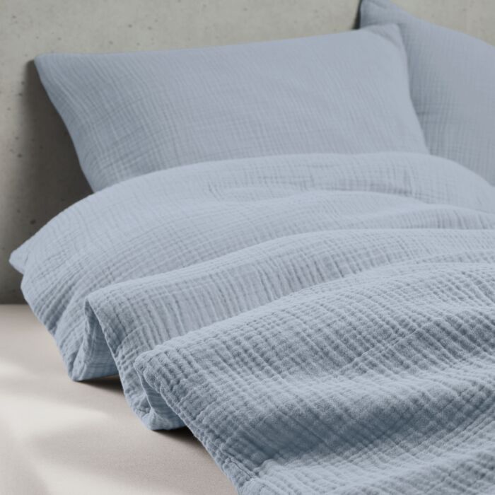 Parure de lit mousseline uni