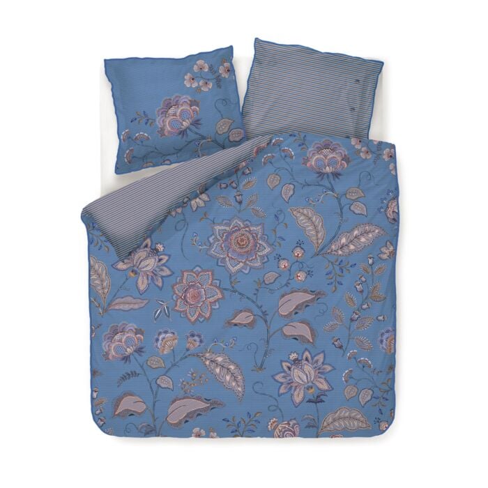 Parure de lit en coton percale PIP avec motifs floraux