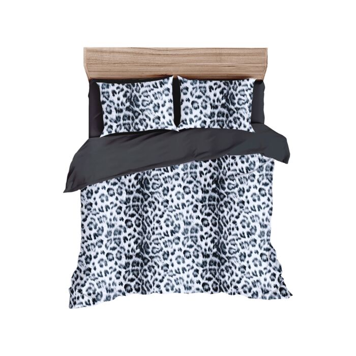 Linge de lit imprimé sauvage avec léopard main product photo