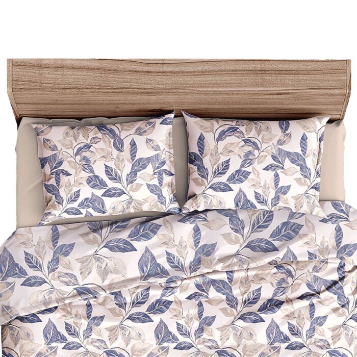 Linge de lit imprimé feuilles