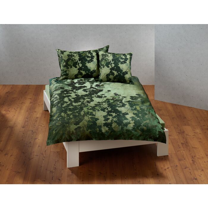 Linge de lit tons verts nature main product photo