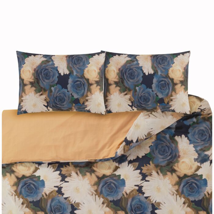 Linge de lit KAS Petra avec des fleurs
