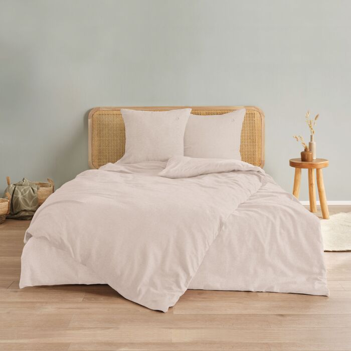 Linge de lit douillet en flanelle de laine, uni