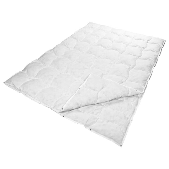Duvet piqué en carreaux de canard 4 saisons