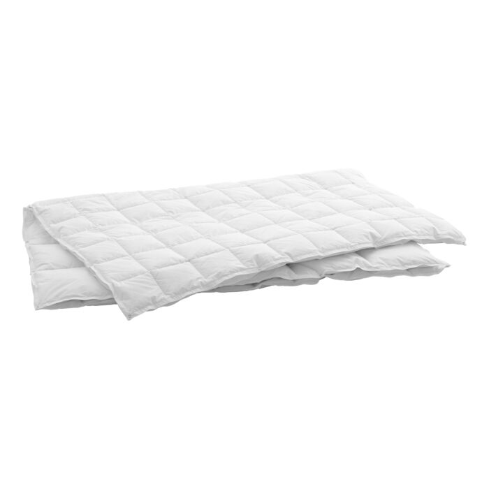 Duvet piqué en carreaux 4 saison Swiss Dream by billerbeck