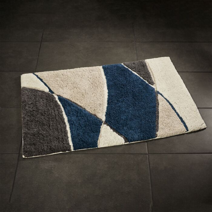 Tapis de bain à motif moderne