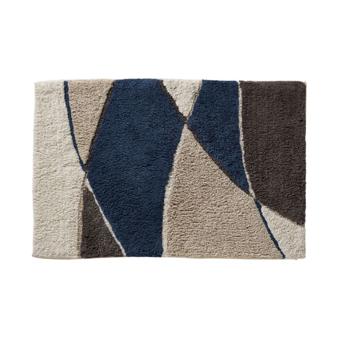Tapis de bain à motif moderne