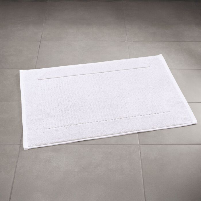 Tapis de sortie de bain rayé