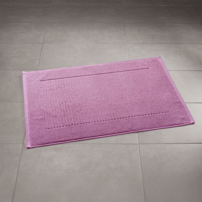 Tapis de sortie de bain rayé