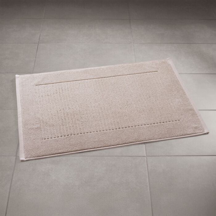 Tapis de sortie de bain rayé