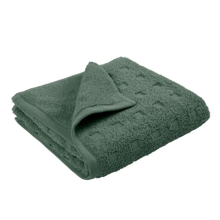 Linge éponge à joli tissage en relief